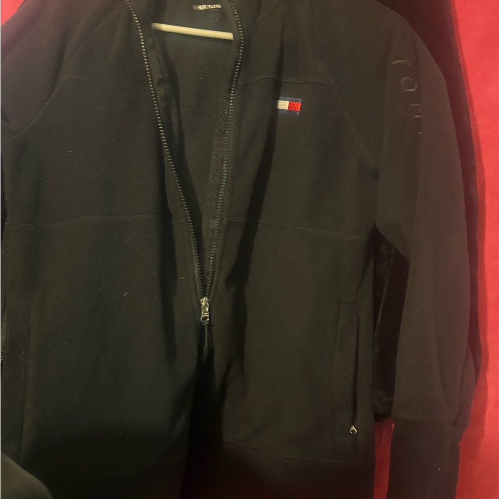 Tommy Hilfiger Black Zip-Up Jacket